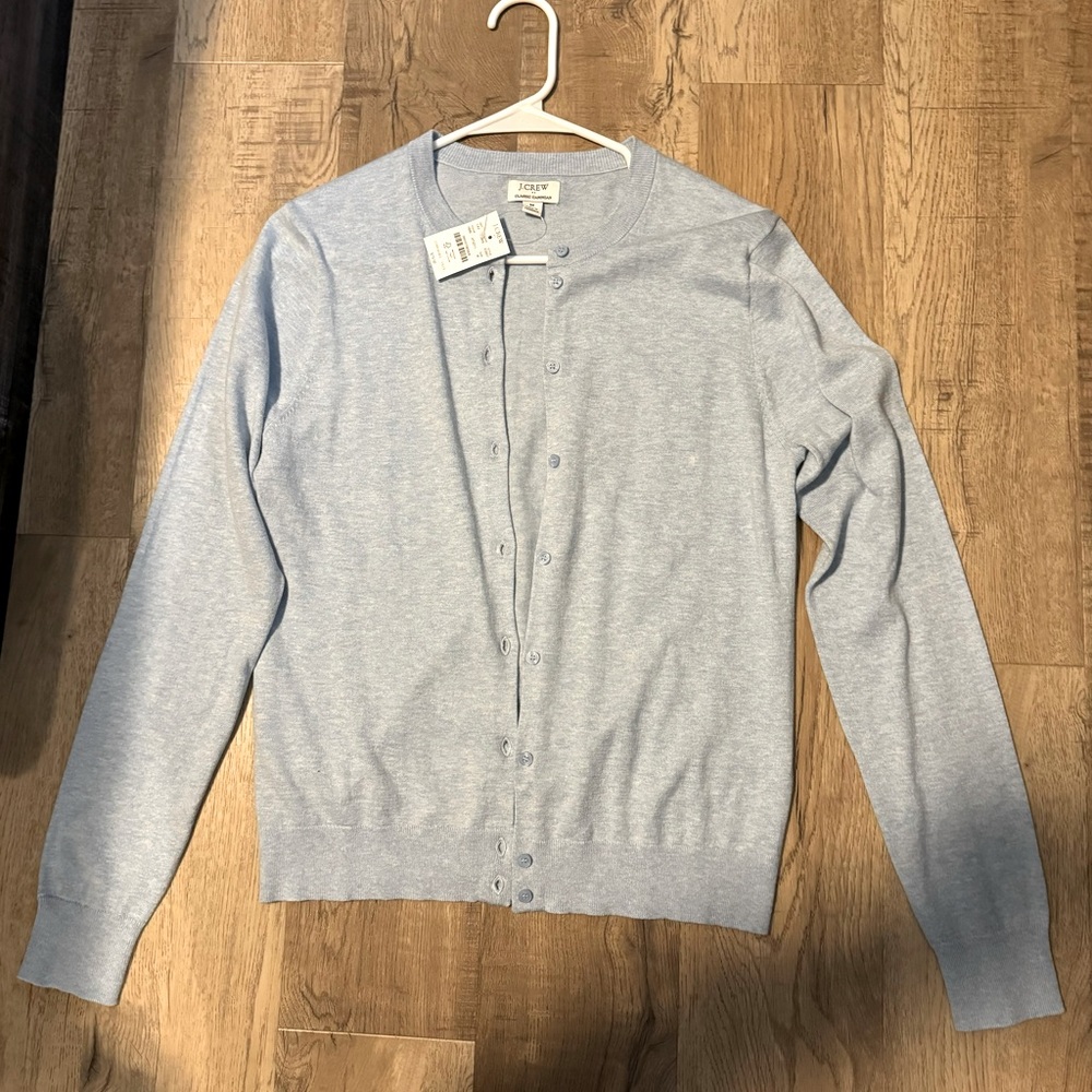 J. Crew cardigan light blue size M